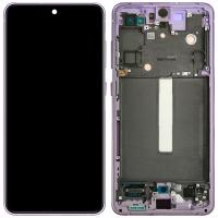 TOUCH SCREEN DISPLAY ORIGINALE PER SAMSUNG GALAXY G990 S21 FE VIOLA