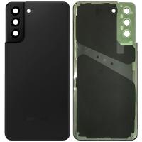 COPRIBATTERIA BACK COVER PER SAMSUNG GALAXY G996 S21 PLUS CON VETRO FOTOCAMERA NERO