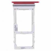 CARRELLO SIM TRAY PER SAMSUNG GALAXY NOTE 10 LITE N770 ROSSO