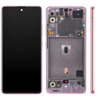 TOUCH SCREEN DISPLAY ORIGINALE PER SAMSUNG GALAXY A516 A51 5G CON FRAME ROSA