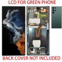 TOUCH SCREEN DISPLAY ORIGINALE PER SAMSUNG GALAXY S22 ULTRA S908B VERDE