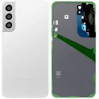 COPRIBATTERIA BACK COVER ORIGINAL PER SAMSUNG GALAXY S906 S22 PLUS CON VETRO FOTOCAMERA BIANCIO