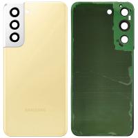 COPRIBATTERIA BACK COVER PER SAMSUNG GALAXY S906 S22 PLUS CON VETRO FOTOCAMERA CREAM