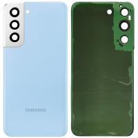 COPRIBATTERIA BACK COVER PER SAMSUNG GALAXY S906 S22 PLUS CON VETRO FOTOCAMERA BLU