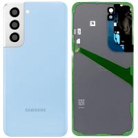 COPRIBATTERIA BACK COVER ORIGINAL PER SAMSUNG GALAXY S906 S22 PLUS CON VETRO FOTOCAMERA BLU