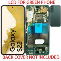 TOUCH SCREEN DISPLAY ORIGINALE PER SAMSUNG GALAXY S22 S901B VERDE