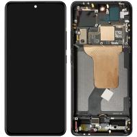 TOUCH SCREEN DISPLAY ORIGINALE PER XIAOMI MI 12 2201123G CON FRAME NERO