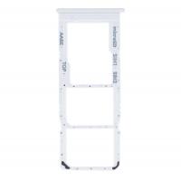 CARRELLO SIM TRAY PER SAMSUNG GALAXY A135 A13 / A137 BIANCO