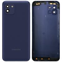 COPRIBATTERIA BACK COVER PER SAMSUNG GALAXY A03 A035 BLU