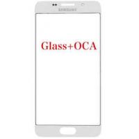 VETRO GLASS + OCA PER SAMSUNG GALAXY A710 A7 2016 BIANCO