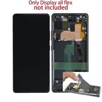 TOUCH SCREEN DISPLAY PER SAMSUNG GALAXY G770 S10 LITE CON FRAME SMONTATO DAL TELEFONO GRADO A NERO