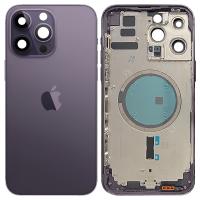 SCOCCA COPRIBATTERIA BACK COVER CON FRAME PER APPLE IPHONE 14 PRO MAX VIOLA