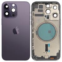 SCOCCA COPRIBATTERIA BACK COVER CON FRAME PER APPLE IPHONE 14 PRO VIOLA