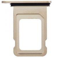 CARRELLO SIM TRAY PER APPLE IPHONE 14 PRO MAX GOLD