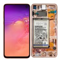 TOUCH SCREEN DISPLAY ORIGINALE PER SAMSUNG GALAXY G970 S10E ROSA