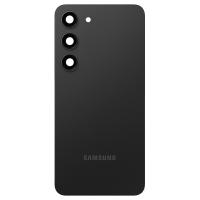 COPRIBATTERIA BACK COVER ORIGINAL PER SAMSUNG GALAXY S911 S23 CON VETRO FOTOCAMERA NERO