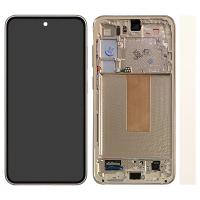 TOUCH SCREEN DISPLAY ORIGINALE PER SAMSUNG GALAXY S916 S23 PLUS CREAM