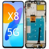 TOUCH SCREEN DISPLAY PER HUAWEI HONOR X8 5G VNE-N41 CON FRAME NERO