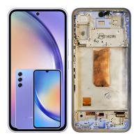 TOUCH SCREEN DISPLAY ORIGINALE PER SAMSUNG GALAXY A546 A54 5G CON FRAME VIOLA