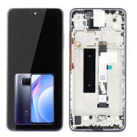 TOUCH SCREEN DISPLAY ORIGINALE SERVICE PACK PER MI 10T LITE M2007J17G CON FRAME BLU