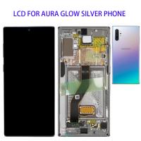 TOUCH SCREEN DISPLAY ORIGINALE PER SAMSUNG GALAXY NOTE 10 N970 SILVER AURA GLOW