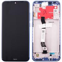 TOUCH SCREEN DISPLAY ORIGINALE PER XIAOMI REDMI NOTE 8T CON FRAME BLU SERVICE PACK