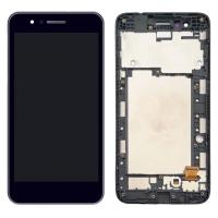 TOUCH SCREEN DISPLAY PER LG K9 CON FRAME NERO