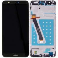 TOUCH SCREEN DISPLAY NERO CON FRAME PER HUAWEI P SMART FIG-LX1