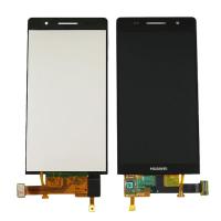 TOUCH SCREEN + DISPLAY LCD NERO ASSEMBLATO PER HUAWEI ASCEND P6 BLACK RICAMBIO