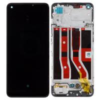 TOUCH SCREEN DISPLAY ORIGINALE PER OPPO A74 4G CON FRAME NERO CPH2219