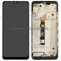 TOUCH SCREEN DISPLAY  PER MOTOROLA MOTO G50 XT2137-1 CON FRAME NERO