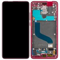 TOUCH SCREEN DISPLAY ORIGINALE PER XIAOMI MI 9T PRO MI 9T CON FRAME DARK RED ROSSO 560910014033