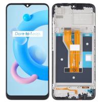 TOUCH SCREEN DISPLAY PER REALME C20 CON FRAME NERO