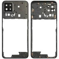 MIDDLE FRAME B PER OPPO A73 5G CPH2161 CON TASTO VOLUME NERO