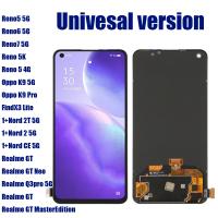 TOUCH SCREEN DISPLAY PER Reno 5 5G / reno 5 4g / reno 6 5G / reno 7 5G / reno 5k / realme gt 5g / realme gt neo / Realme GT Neo / Realme GT MasterEdition/Oppo K9 5G/Oppo K9 Pro/FindX3 Lite/1+Nord 2T 5G/1+Nord 2 5G/1+Nord CE 5G