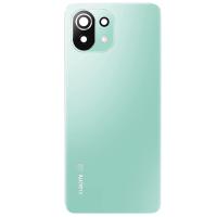 COPRIBATTERIA BACK COVER PER XIAOMI MI 11 LITE 5G NE CON VETRO FOTOCAMERA VERDE