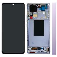 TOUCH SCREEN DISPLAY PER XIAOMI MI 12 PRO CON FRAME VIOLA (SERVICE PACK)