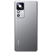 COPRIBATTERIA BACK COVER PER XIAOMI MI 12T PRO 5G CON VETRO FOTOCAMERA SILVER