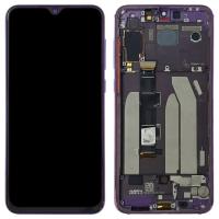 TOUCH SCREEN DISPLAY PER XIAOMI MI 9 SE CON FRAME VIOLA (SERVICE PACK)