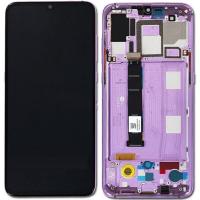 TOUCH SCREEN DISPLAY PER XIAOMI MI 9 CON FRAME VIOLA (SERVICE PACK)