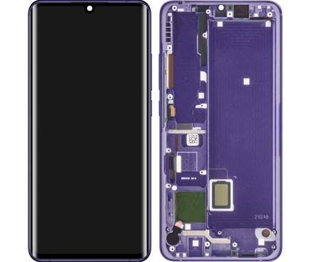 TOUCH SCREEN DISPLAY PER XIAOMI MI NOTE 10 LITE CON FRAME VIOLA