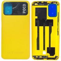 COPRIBATTERIA BACK COVER ORIGINAL PER XIAOMI POCO M3 GIALLO