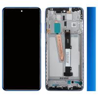 TOUCH SCREEN DISPLAY ORIGINAL PER XIAOMI POCO X3 / X3 NFC CON FRAME BLU