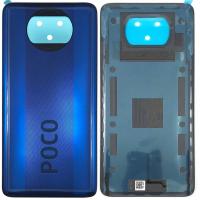 COPRIBATTERIA BACK COVER ORIGINAL PER XIAOMI POCO X3 / POCO X3 NFC BLU