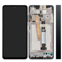 TOUCH SCREEN DISPLAY ORIGINALE PER XIAOMI POCO X3 PRO CON FRAME (SERVICE PACK) NERO