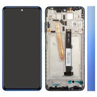 TOUCH SCREEN DISPLAY ORIGINALE PER XIAOMI POCO X3 PRO CON FRAME BLU