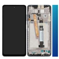 TOUCH SCREEN DISPLAY ORIGINALE PER XIAOMI POCO X3 PRO CON FRAME (SERVICE PACK) BLU