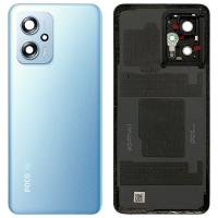 COPRIBATTERIA BACK COVER ORIGINAL PER XIAOMI POCO X4 GT CON VETRO FOTOCAMERA BLU