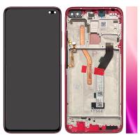 TOUCH SCREEN DISPLAY PER XIAOMI REDMI K30 / POCO X2 CON FRAME (SERVICE PACK) ROSSO