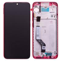 TOUCH SCREEN DISPLAY PER XIAOMI REDMI NOTE 7 CON FRAME (SERVICE PACK) ROSSO